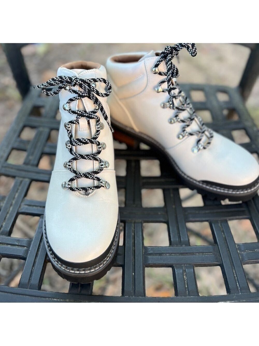 Universal Thread Faux Leather Chunky Heel Platform Kira Combat Hiking Boots